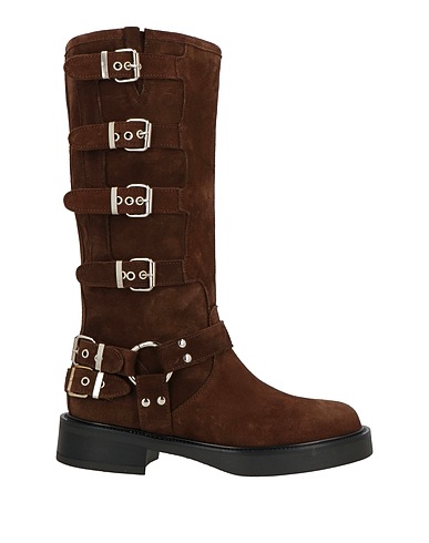 OVYÉ Boots Dark brown Leather