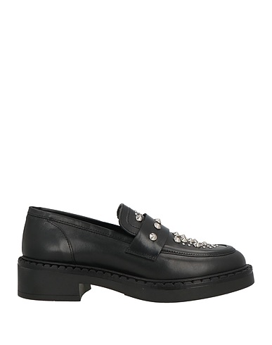 OVYÉ Loafers Black Leather