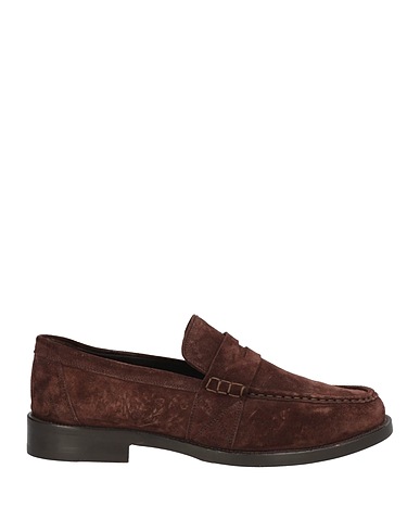 MORGILLO Loafers Dark brown Leather
