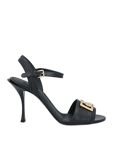 DOLCE&GABBANA Sandals Black Leather