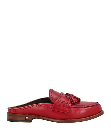 MORGILLO Loafers Red Calfskin