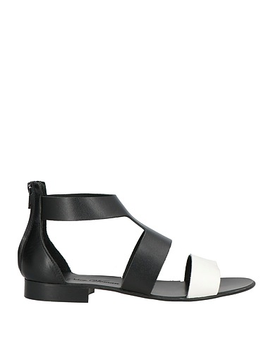 THE OTHER WOMAN Sandals Black Calfskin