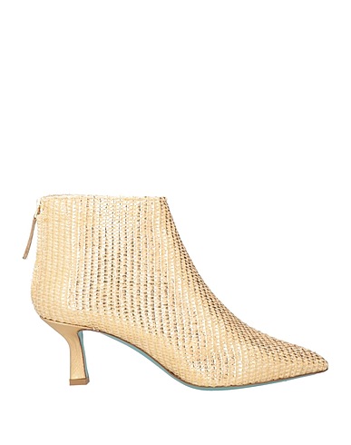 FRATELLI RUSSO Ankle boot Gold Textile fibres