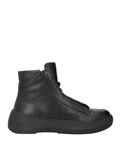 HEVÒ Ankle boot Black Leather