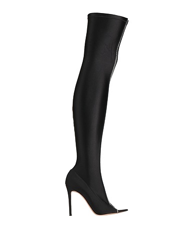 GIANVITO ROSSI Stiefel Schwarz Gewebefasern, Plastik