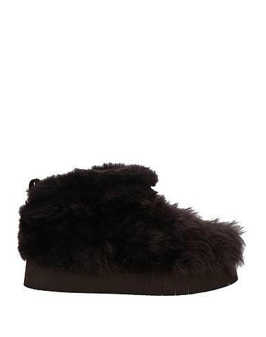 PALOMA BARCELÓ Ankle boot Dark brown Shearling