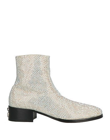 DOLCE&GABBANA Ankle boot Beige 45% Polyester, 37% Textile fibers, 18% Polyamide