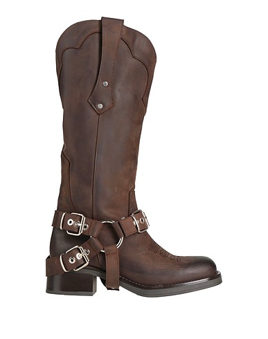 OVYÉ Boots Brown Leather