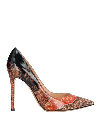 GIANVITO ROSSI for ETRO Décolleté Mattone Fibre tessili