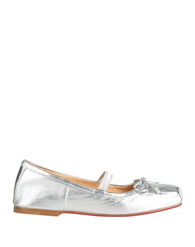 CHRISTIAN LOUBOUTIN Scarpe  eleganti Argento Pelle
