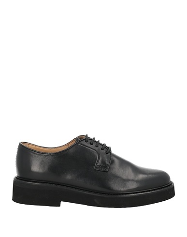 DOUCAL'S Laced shoes Black Leather