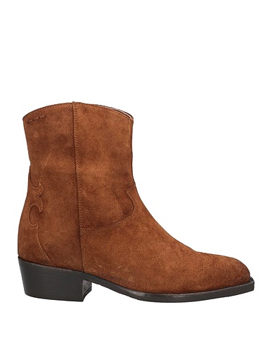 ALEXANDER HOTTO Ankle boot Brown Leather