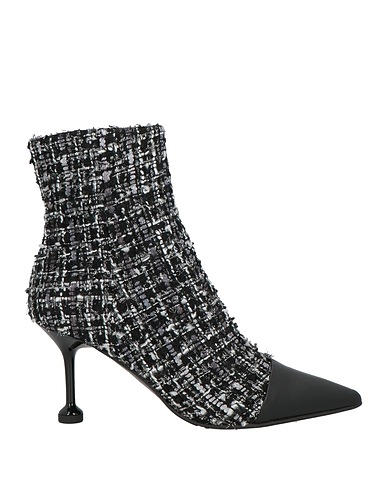 OVYÉ Ankle boot PLAYLIST Black Textile fibres, Leather