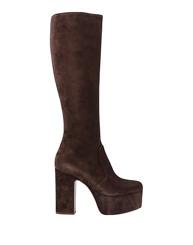 CASADEI Boots Chocolate brown Leather