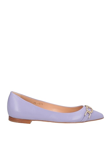 ELISABETTA FRANCHI Ballet flats Lilac Leather