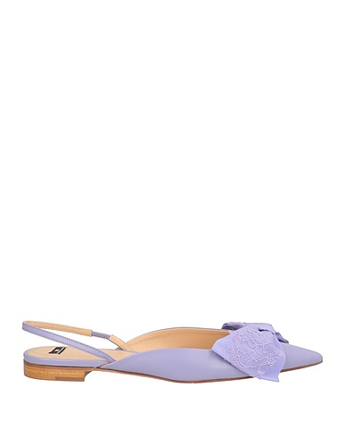 ELISABETTA FRANCHI Ballet flats Lilac Leather