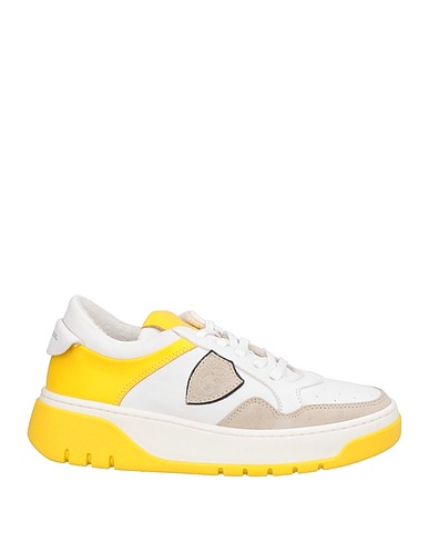 PHILIPPE MODEL Sneakers Yellow 85% Calfskin, 8% Viscose, 6% Thermoplastic polyurethane, 1% Polyester