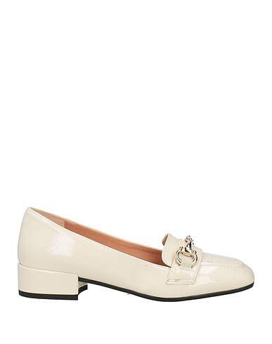 CINZIA SOFT Loafers Cream Leather