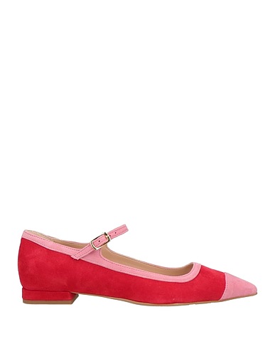 LECLEM Ballerinas Rot Leder