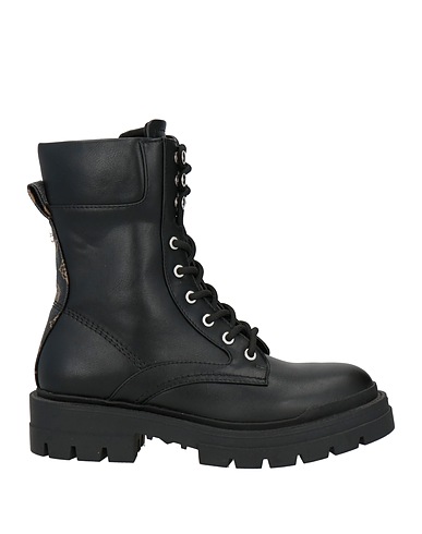 GUESS Ankle boot Black Textile fibres