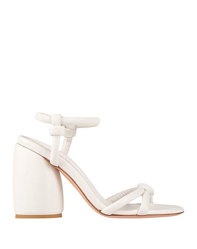 GIANVITO ROSSI Sandals White Leather