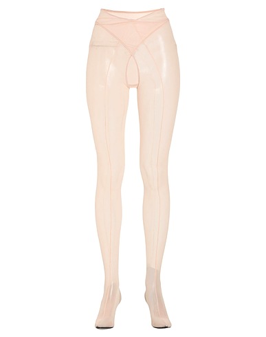 THE ATTICO Boots Blush Leather, Textile fibres