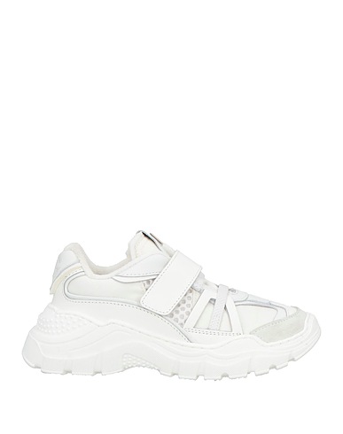 DOLCE&GABBANA Sneakers White 52% Calfskin, 27% Polyamide, 17% Polyester, 3% Acrylic, 1% Elastane