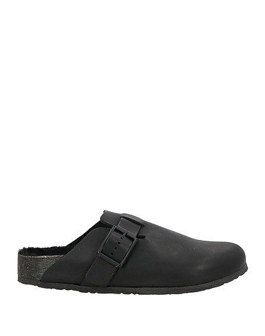 DONDUP Mules and clogs Black Leather
