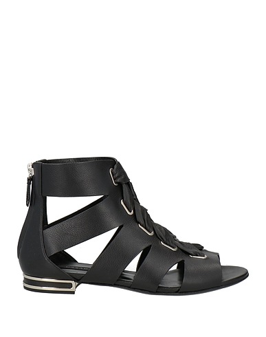 CASADEI Sandals Black Leather