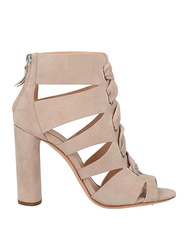 GAI MATTIOLO Sandals Light grey Leather