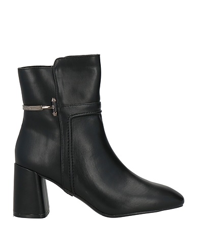 LAURA BIAGIOTTI Ankle boot Black Textile fibres