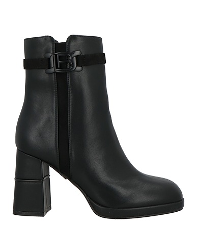LAURA BIAGIOTTI Ankle boot Black Textile fibers
