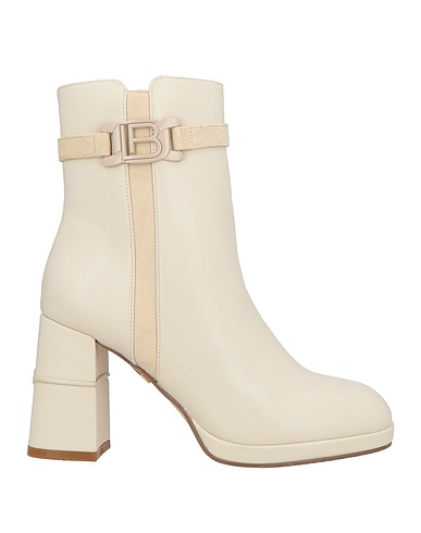 LAURA BIAGIOTTI Stivaletti Avorio Fibre tessili