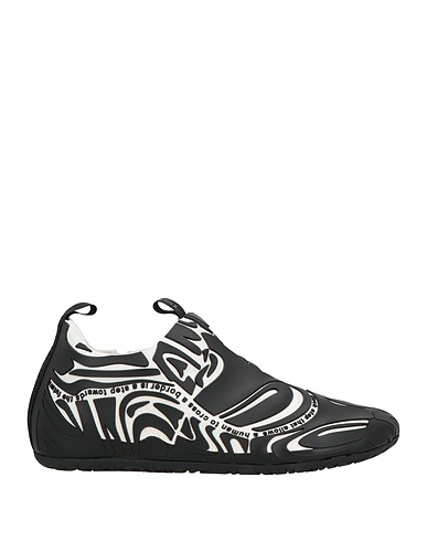 RBRSL RUBBER SOUL Sneakers Black Textile fibers, Rubber