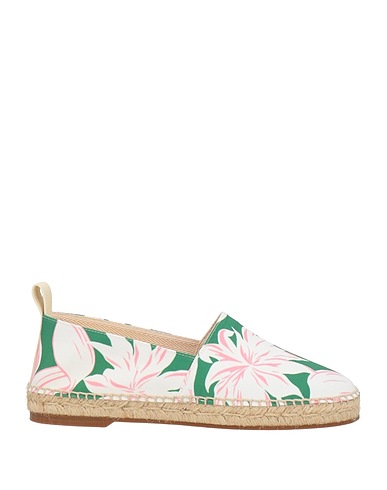 MAISON KITSUNÉ Espadrilles Green Textile fibers