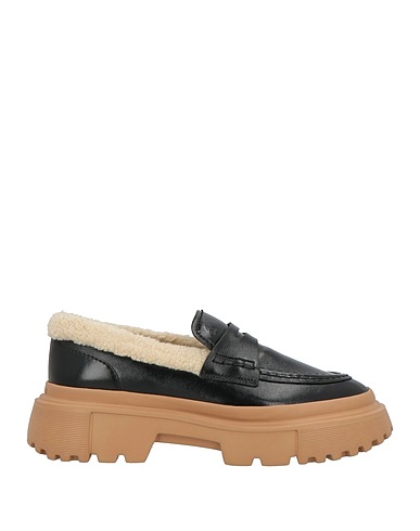 HOGAN Loafers Black Leather