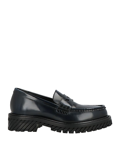 OFF-WHITE™ Loafers Midnight blue Leather
