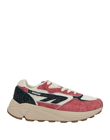 HI-TEC Sneakers Brick red Leather, Textile fibres