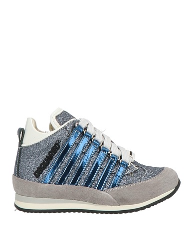 DSQUARED2 Sneakers Grey Leather, Textile fibres