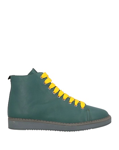 SAXONE Sneakers Green Leather