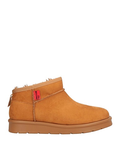 LOVE MOSCHINO Ankle boot Camel Textile fibres