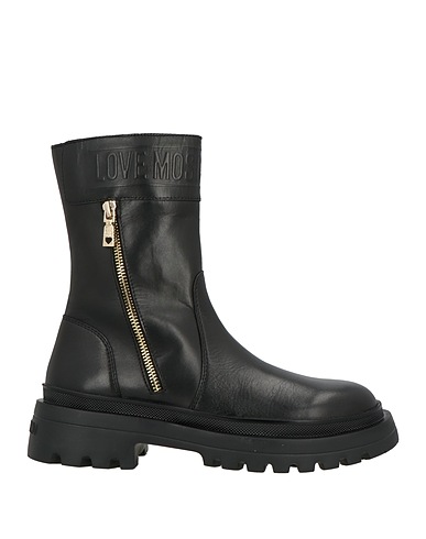 LOVE MOSCHINO Ankle boot Black Leather