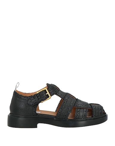 THOM BROWNE Sandals Black Leather