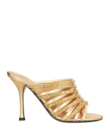 VALENTINO GARAVANI Sandals Gold Leather