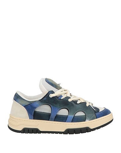 PAURA Sneakers Blue Textile fibers, Leather