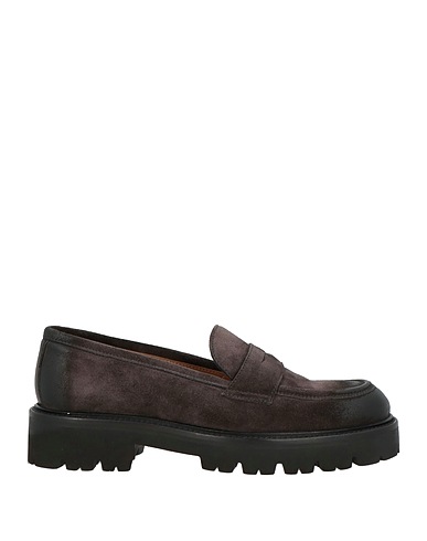MIGLIORE Loafers Charcoal Leather