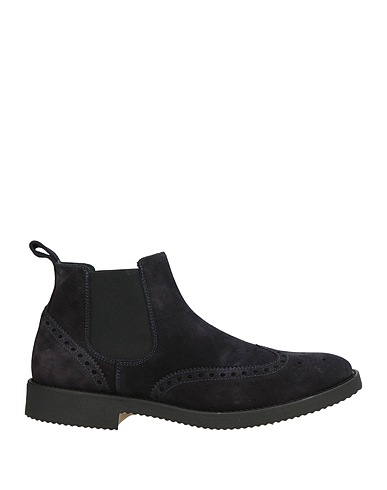 ANTICA CUOIERIA Ankle boot Midnight blue Leather