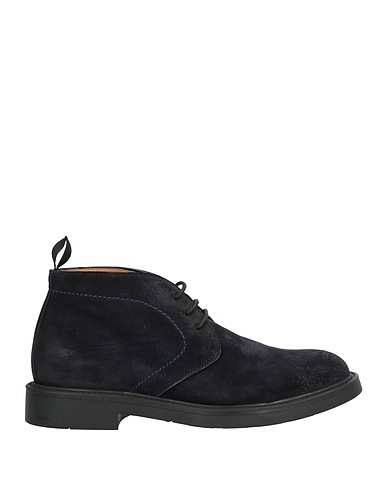 BRECOS Ankle boot Midnight blue Leather