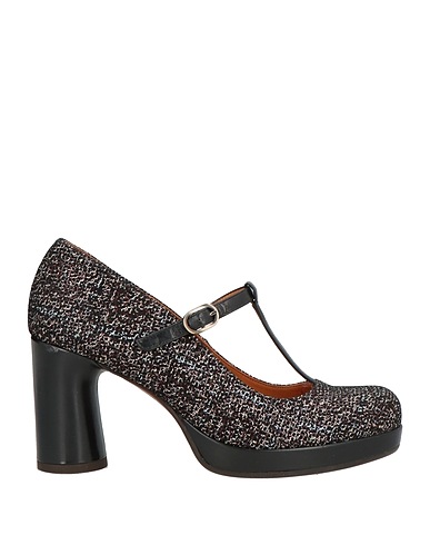 CHIE MIHARA Court Black Leather