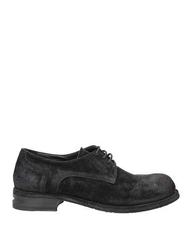MATTIA CAPEZZANI Laced shoes Black Leather